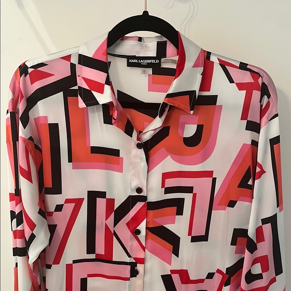 Karl Lagerfeld Multicolor Graphic Shirt